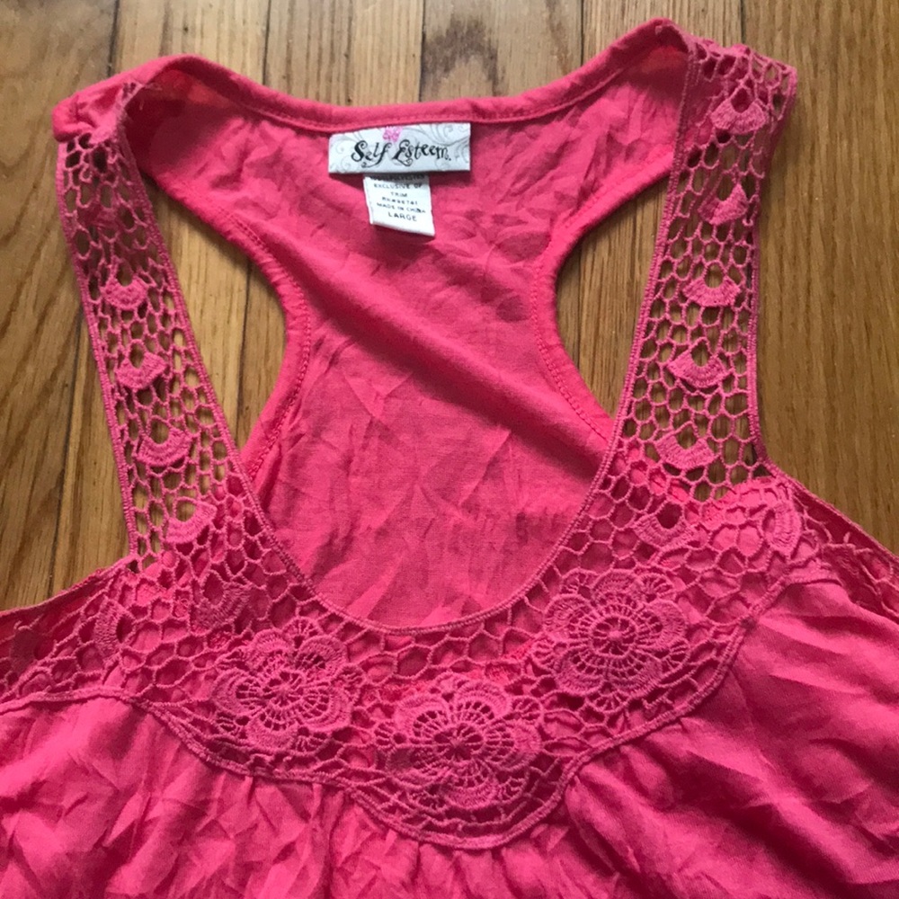 Pink Racerback Tank - Picture 2 of 3
